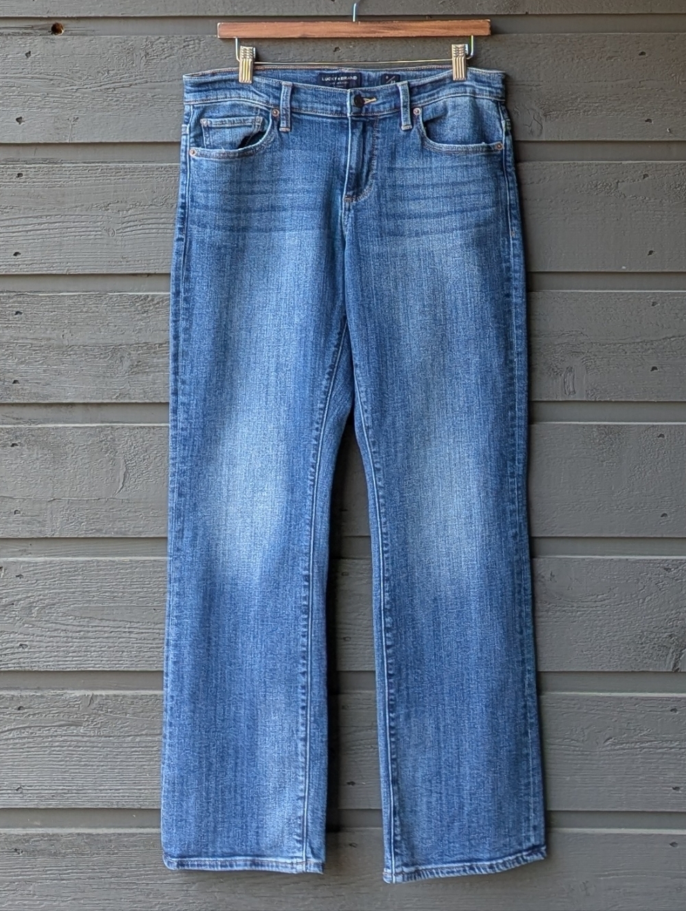 Lucky Brand Women's Medium Blue Straight Leg Easy Rider Jeans 8/29Ankle